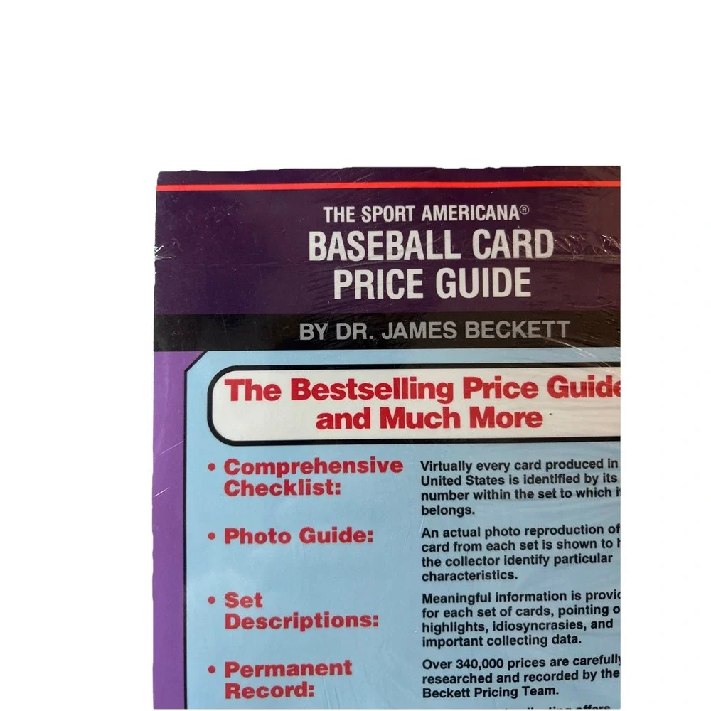 SEALED‎ 1994 Beckett Sport Americana Baseball Card Price Guide #16 Paperback
